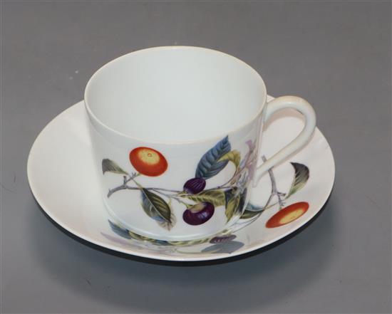 Nine Limoges citronella coffee cups and saucers